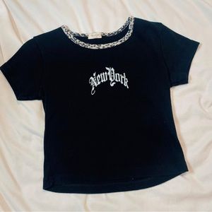 Brandy Melville/John Galt New York Baby Tee